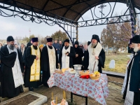 Панихида на могиле иеромонаха Викентия (Кимитюка) 1