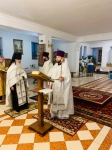Божественная литургия и освящение воды в храме Возвдвижения Господня 2