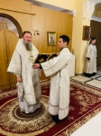 Божественная литургия и освящение воды в храме Возвдвижения Господня 5