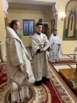 Божественная литургия и освящение воды в храме Возвдвижения Господня 10
