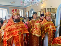 Литургия в Покровском храме в Лунге 20.05.2023 г. 13