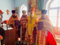 Божественная литургия в день престольного праздника храма села Глиное 21.05.2023 г. 17