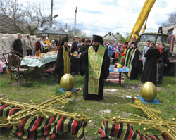 20 апреля 2008 года. Делакеу. Освящение крестов